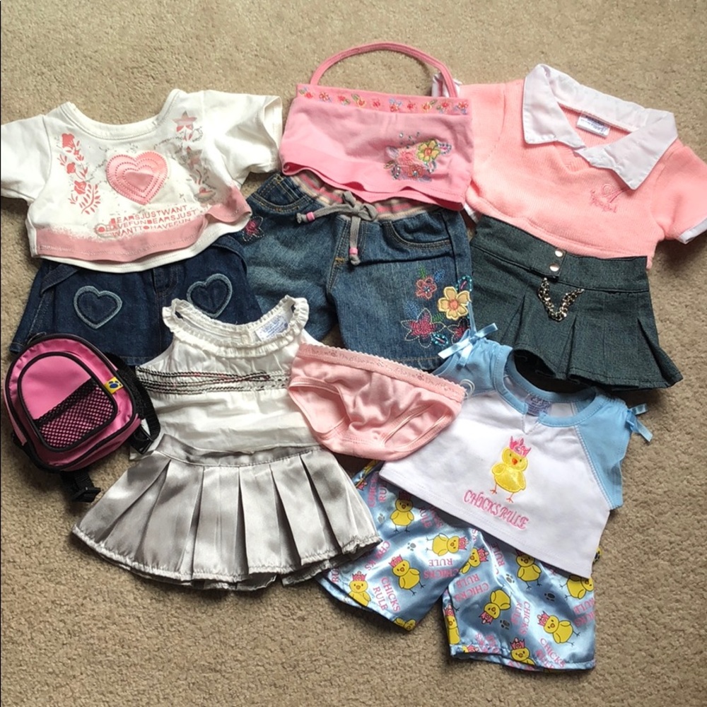 Build A Bear Clothing and Accessories Bundle